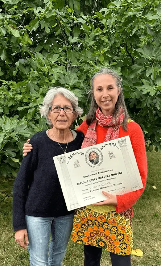 Virginie Giard et son diplôme de l’école Dargère Univers